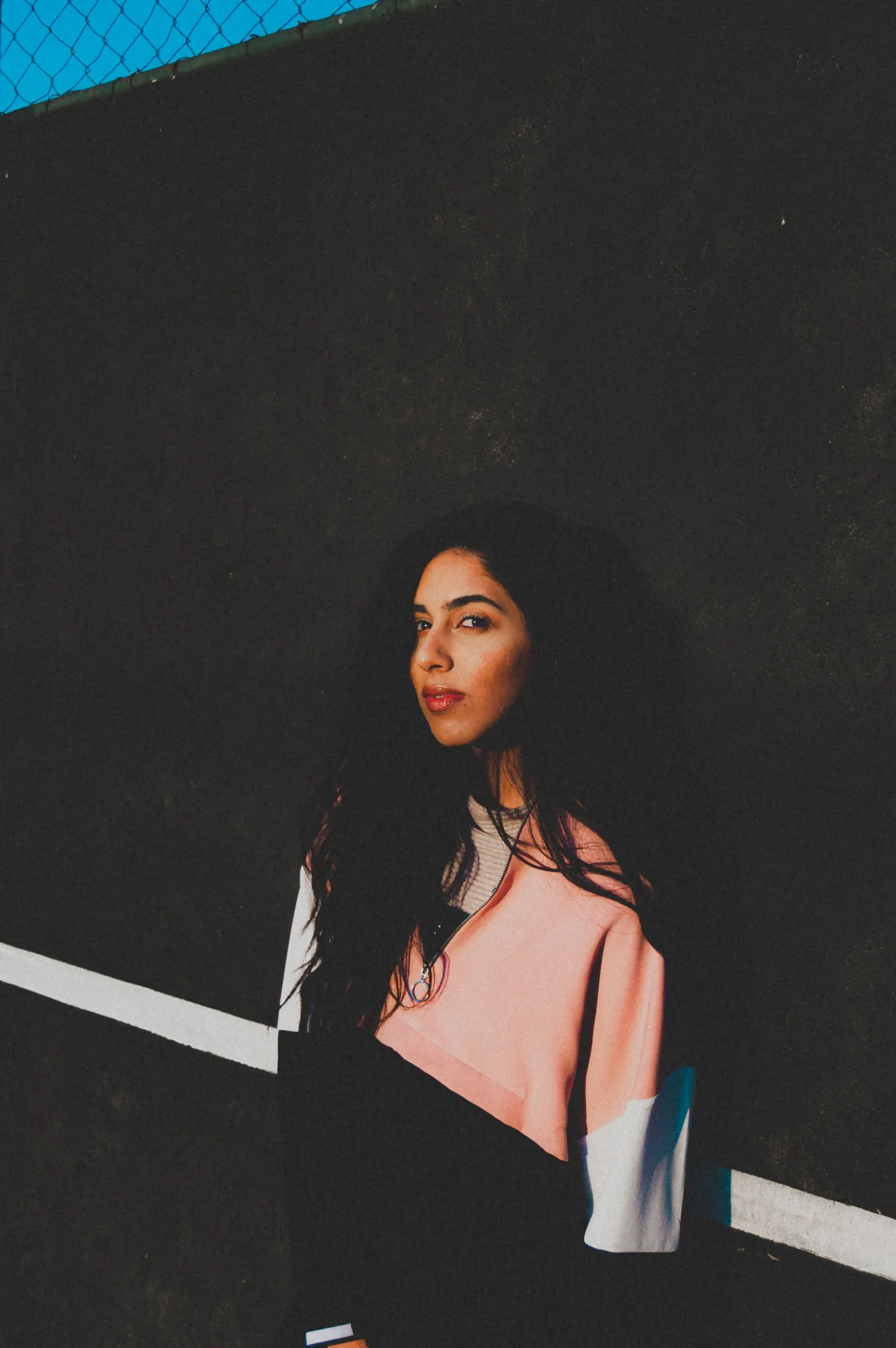 2019-07-06 - Centurion - Raadhiyah next to tennis court 6