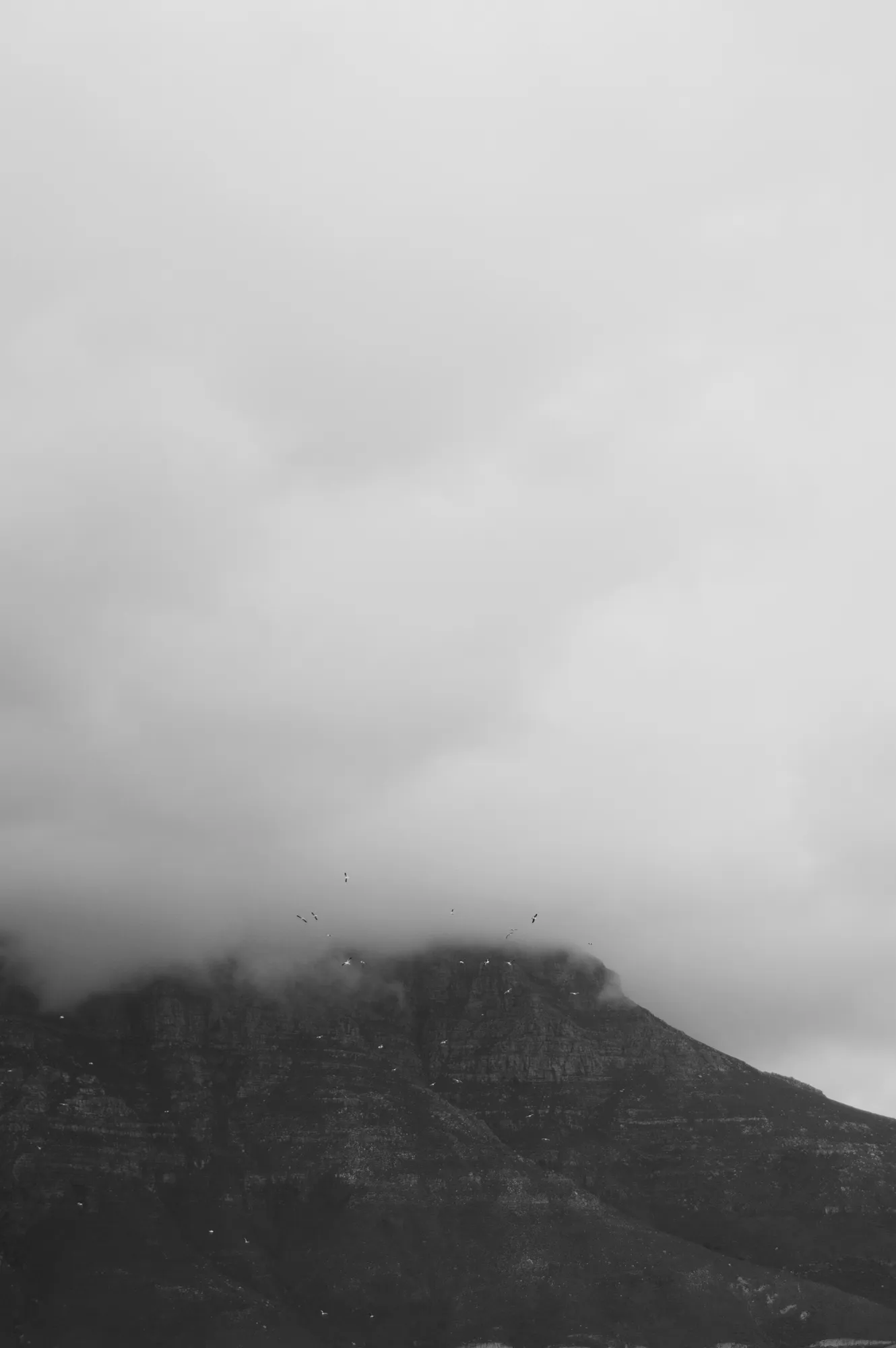 2019-12-26 - Hour Bay - View of monutain from 'Fish on the Rocks'