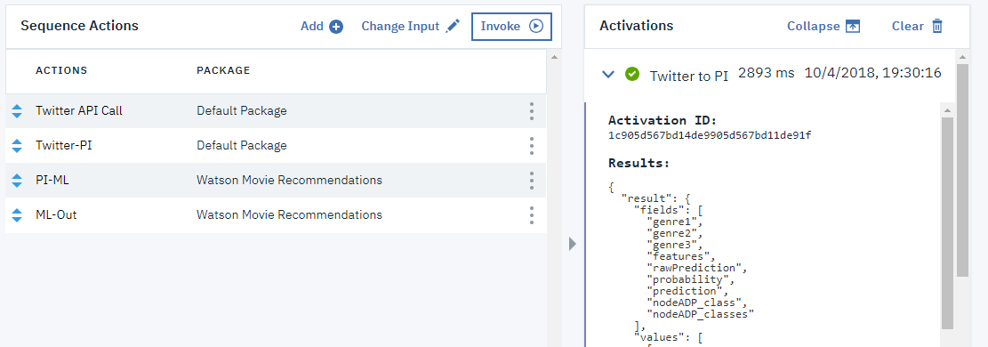 Running the Sequence