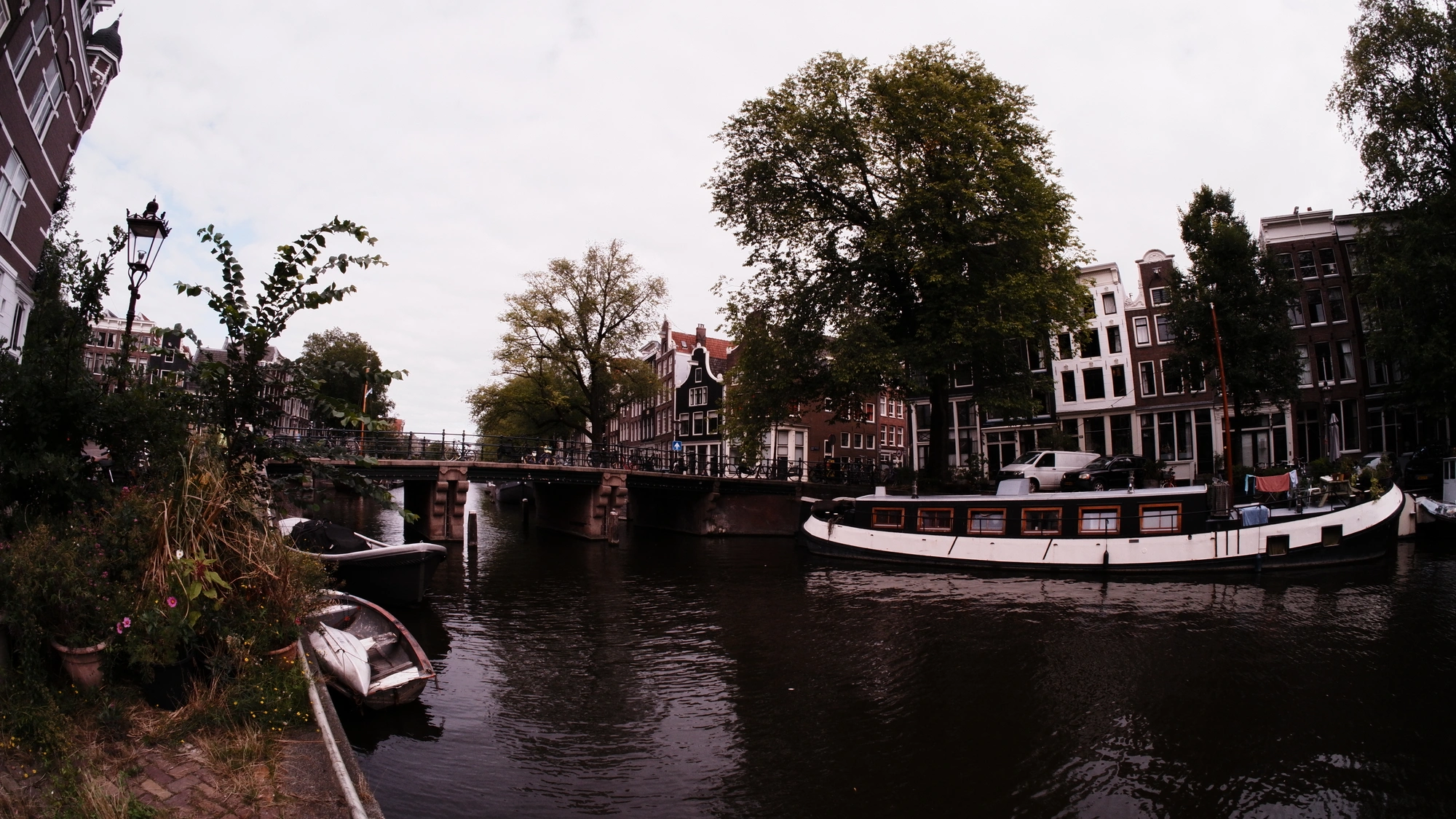Boat and bridge