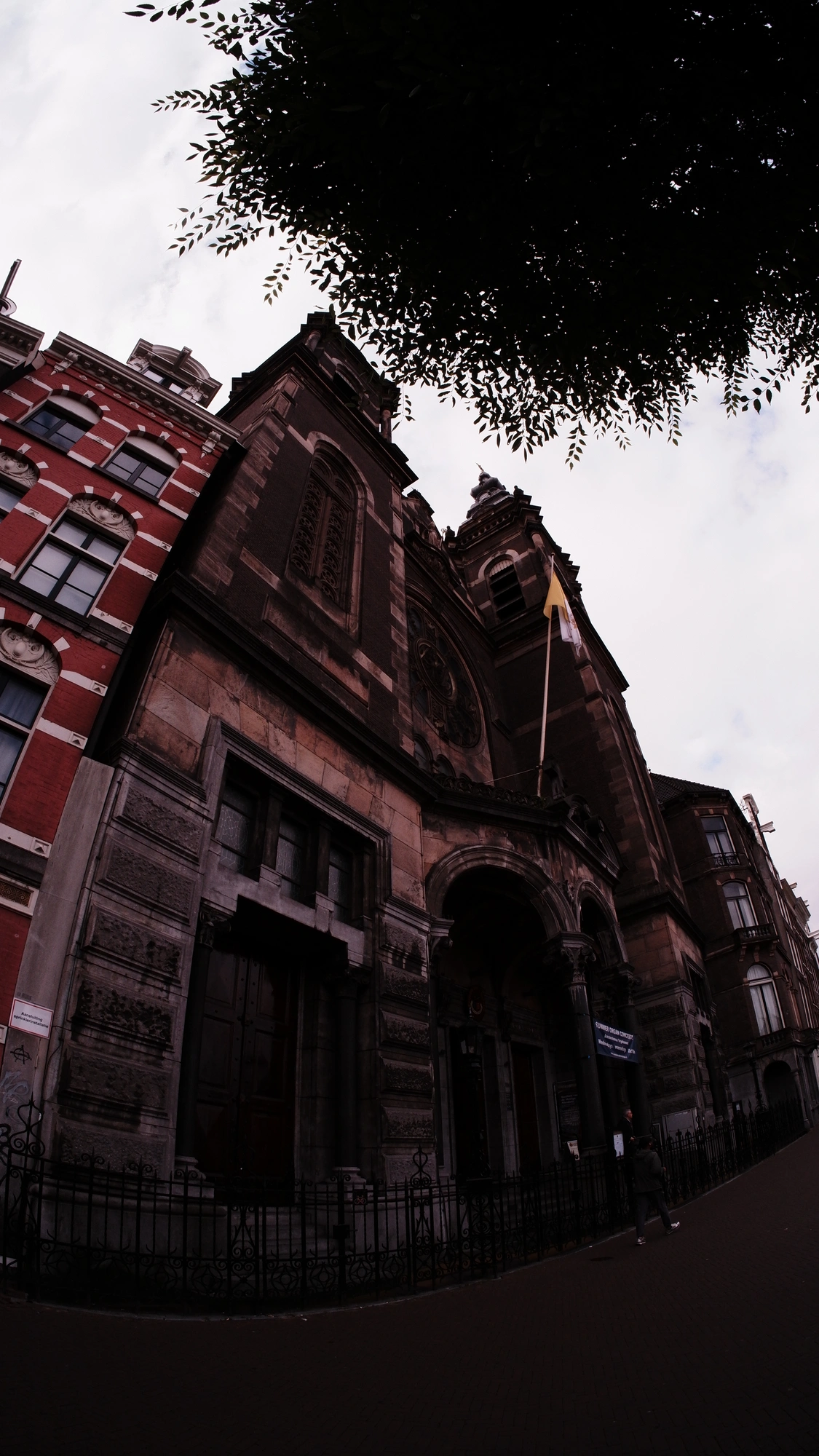 Close-up of old church