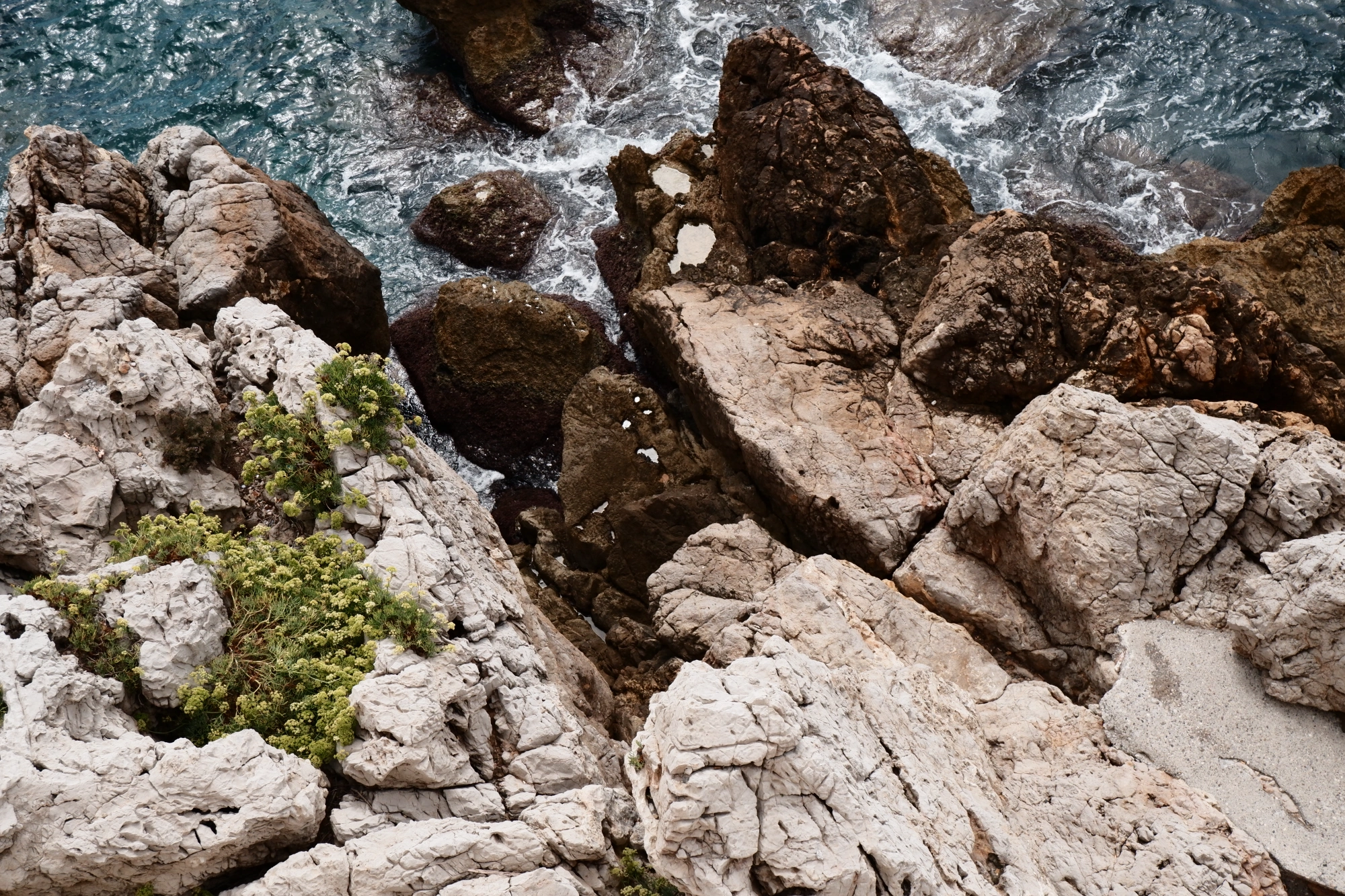 Rocks on seaside