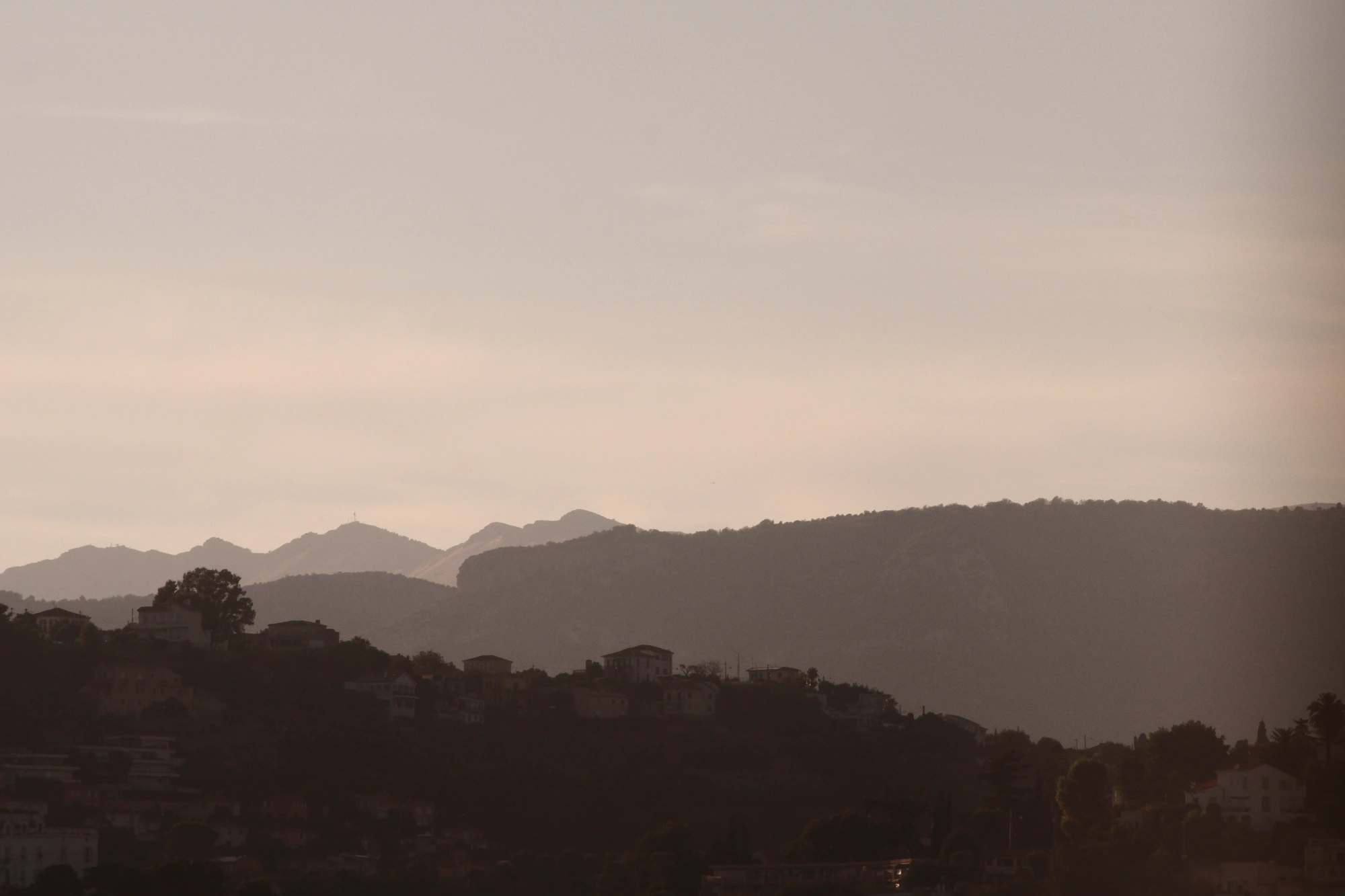 Mountains in the distance