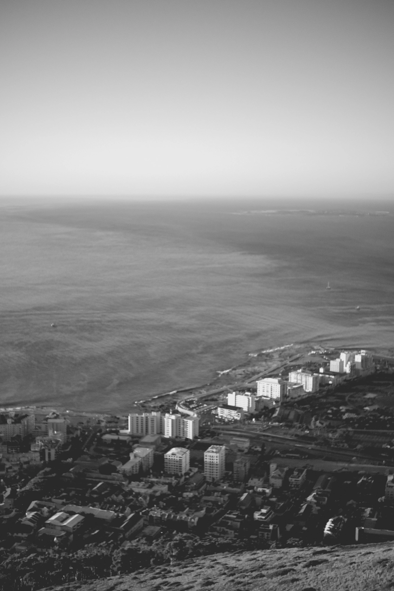 2022-02-17 - Cape Town - Mountains and Buildings in front of ocean.j